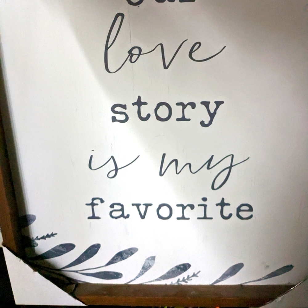 NWT Our love story is my favorite 💙